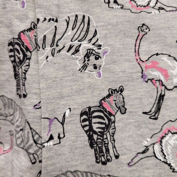 Spotted Zebra Girls  Active Stretch Blue & Gray Printed Legging 3T (2-Pack) - Picture 5 of 7